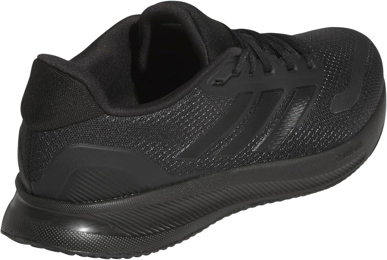 image:imageadidas Mens Runfalcon 5 Wide Running ShoesBlackBlackWhite