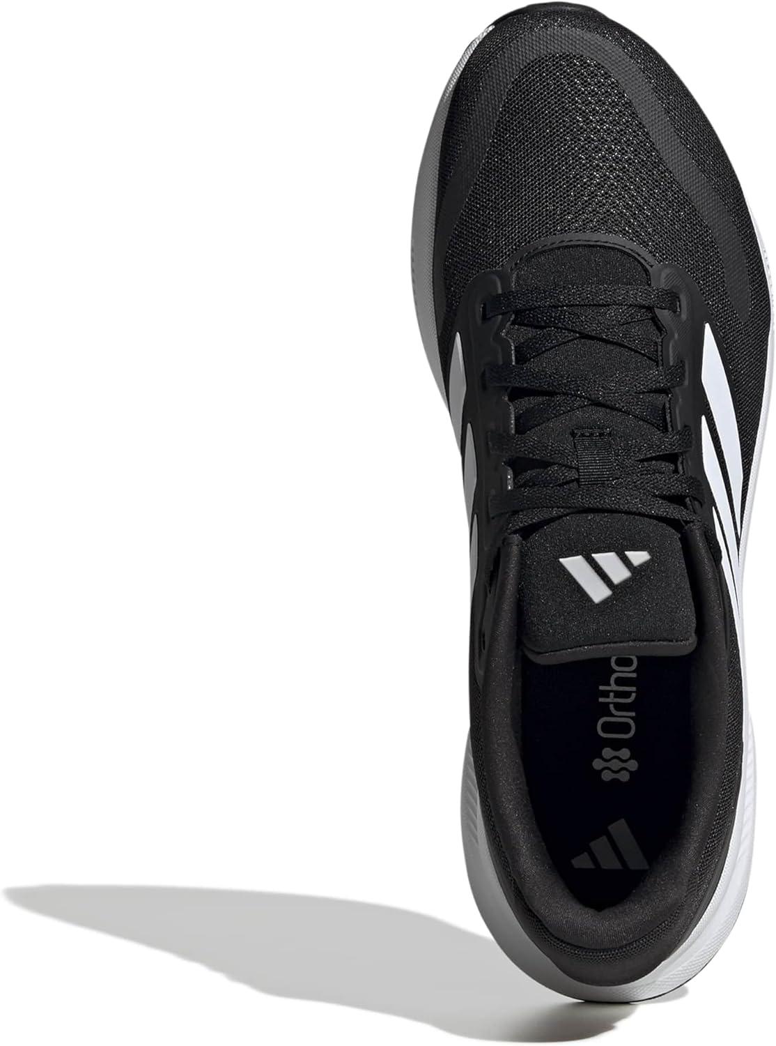 image:imageadidas Mens Runfalcon 5 Wide Running ShoesBlackWhiteBlack