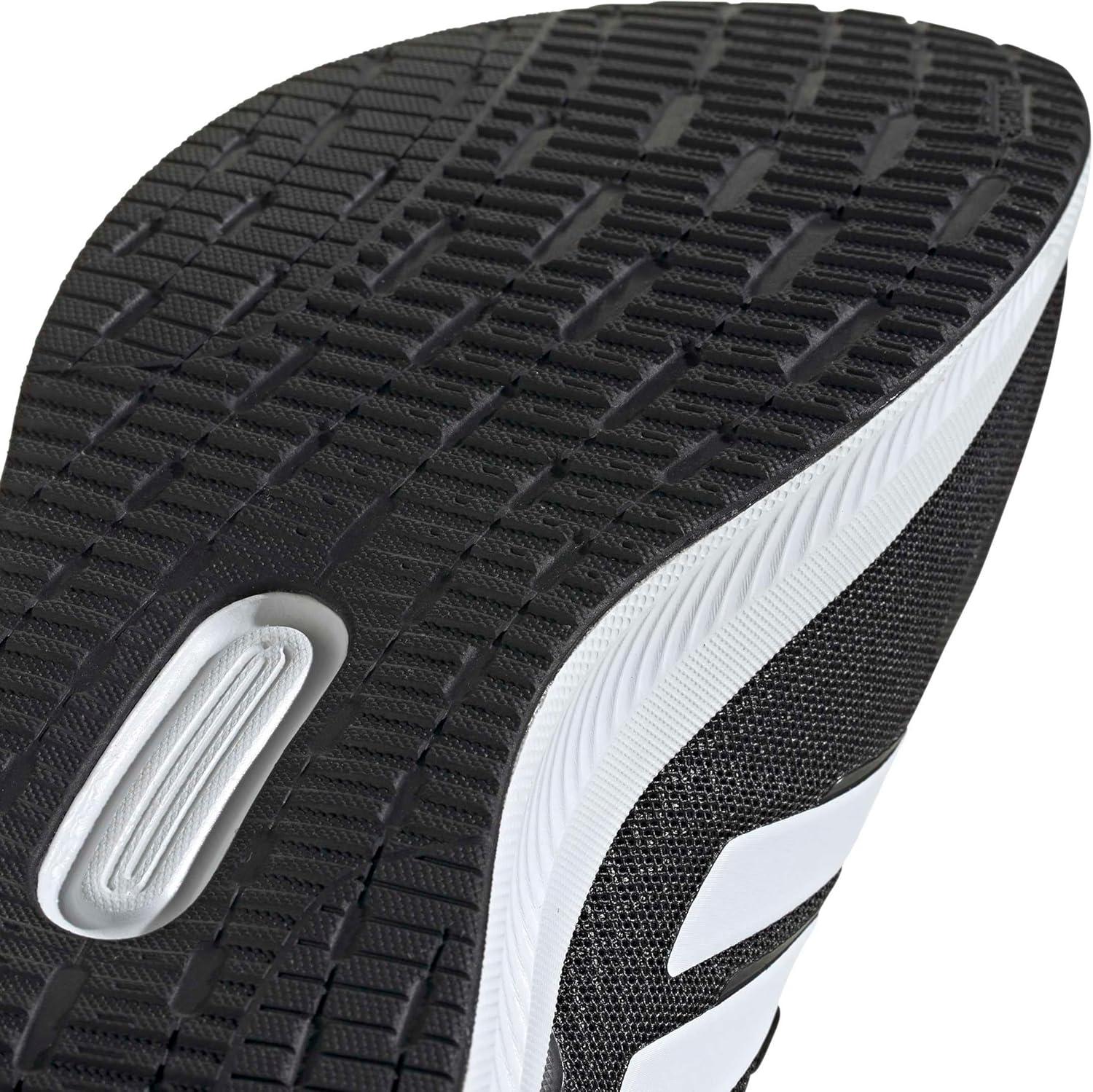 image:imageadidas Mens Runfalcon 5 Wide Running ShoesBlackWhiteBlack