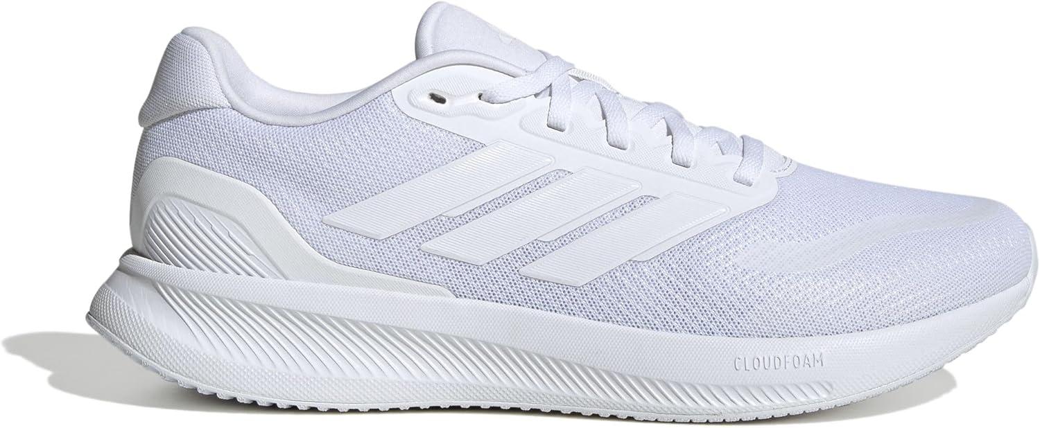 image:imageadidas Mens Runfalcon 5 Wide Running ShoesFtwr White Ftwr White Core Black
