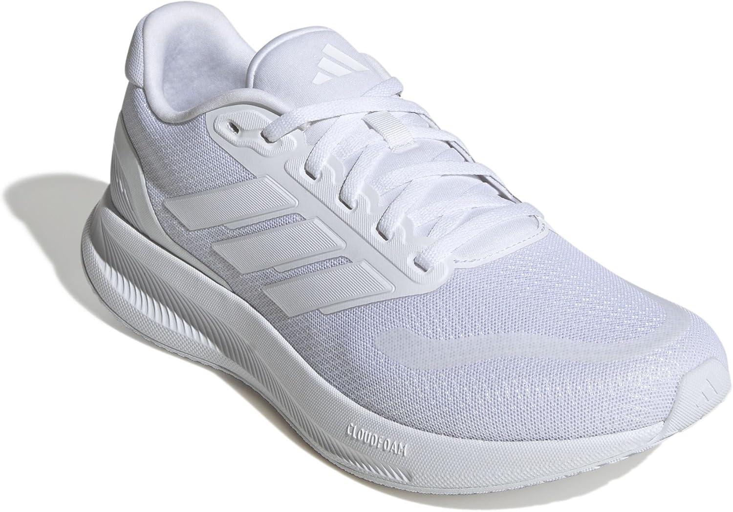 image:imageadidas Mens Runfalcon 5 Wide Running ShoesFtwr White Ftwr White Core Black