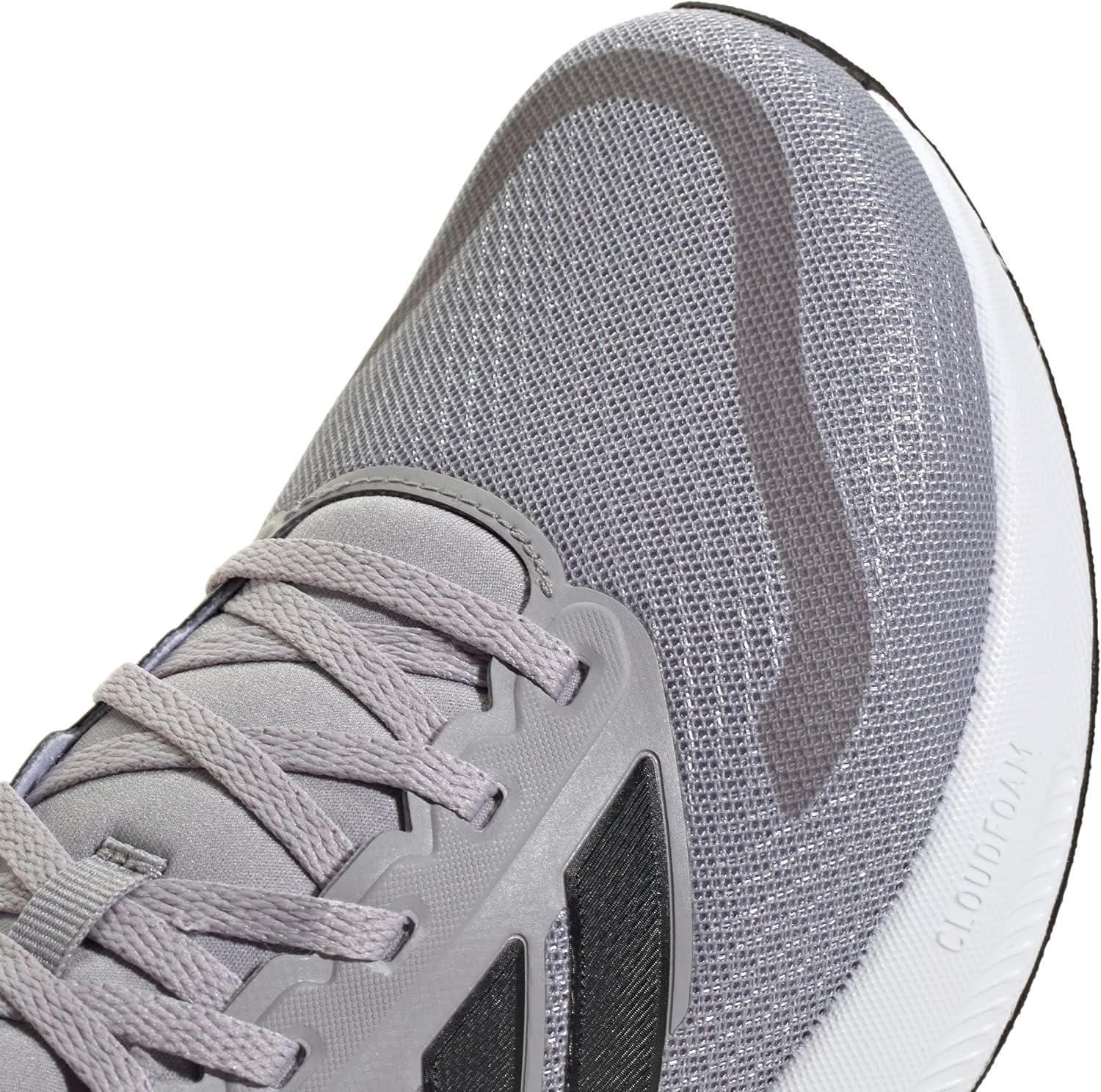 image:imageadidas Mens Runfalcon 5 Wide Running ShoesGlory GreyBlackBlue Fusion