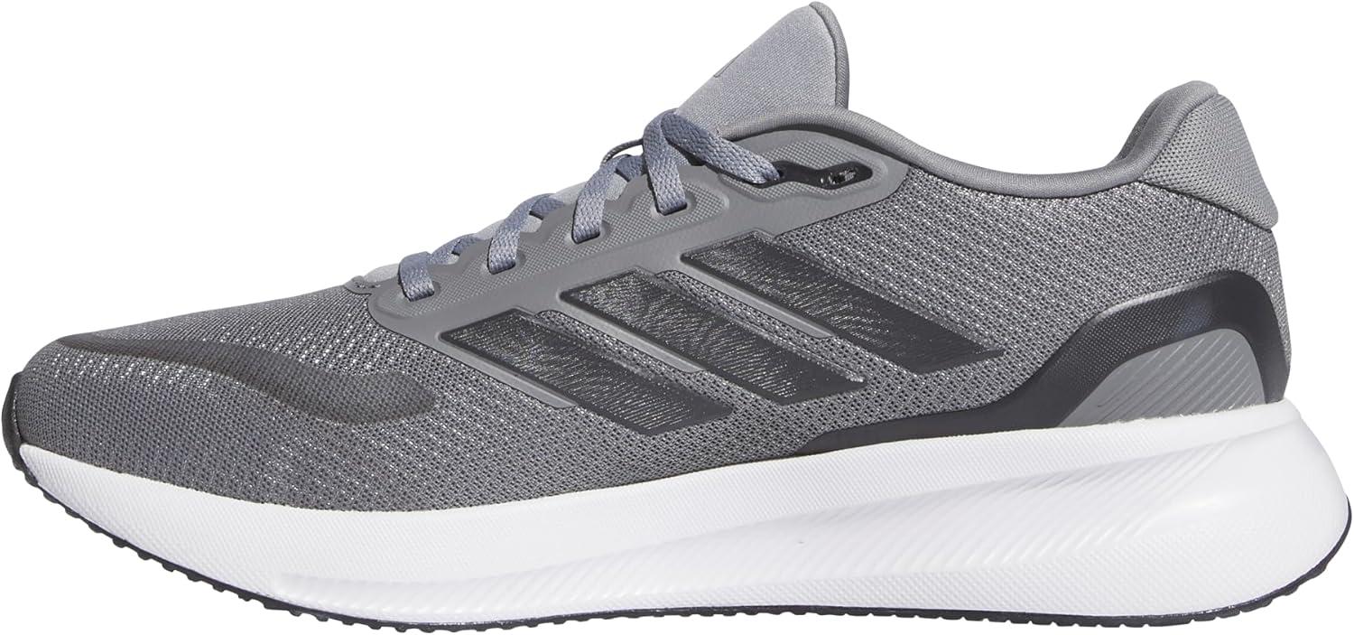 image:imageadidas Mens Runfalcon 5 Wide Running ShoesGreyCarbonWhite