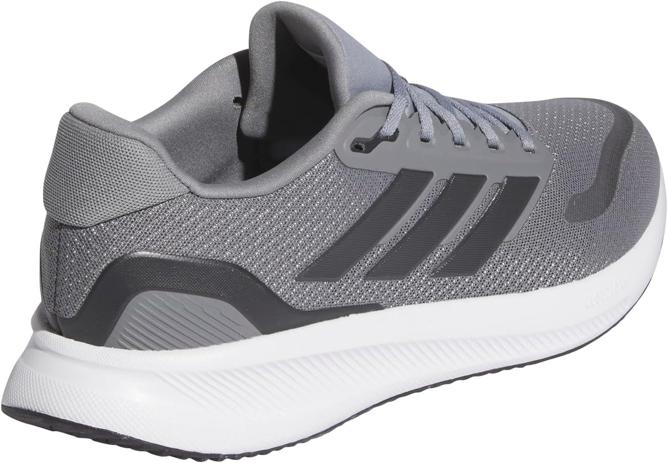 image:imageadidas Mens Runfalcon 5 Wide Running ShoesGreyCarbonWhite
