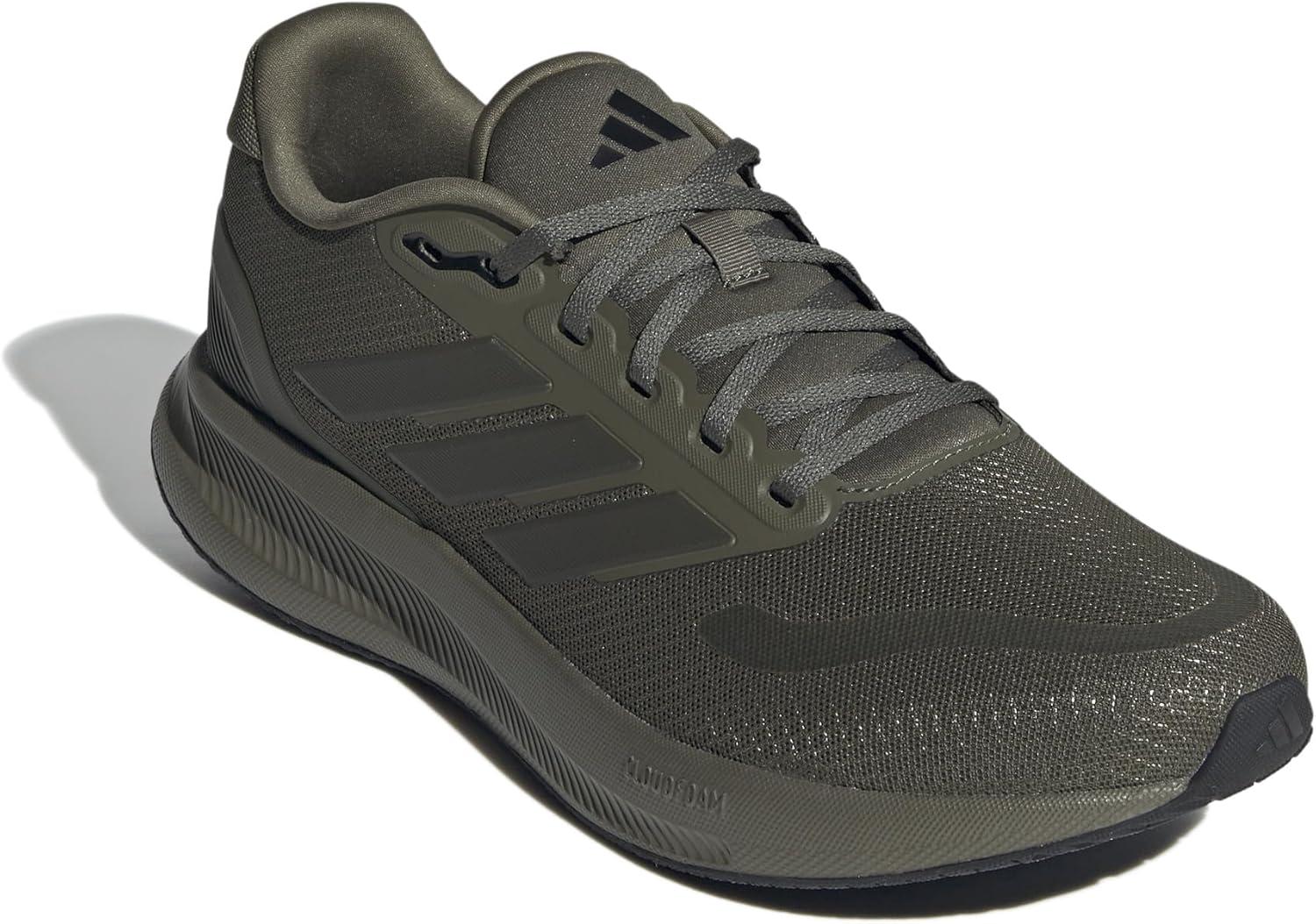 image:imageadidas Mens Runfalcon 5 Wide Running ShoesOlive StrataShadow OliveBlack