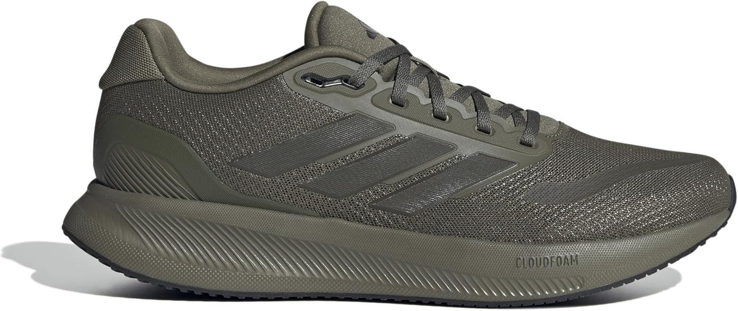 image:imageadidas Mens Runfalcon 5 Wide Running ShoesOlive StrataShadow OliveBlack
