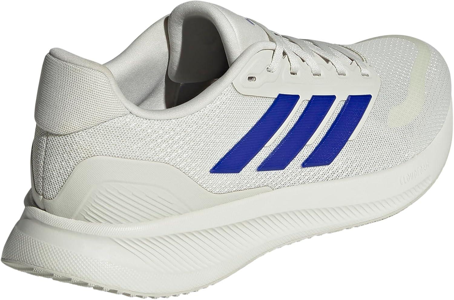 image:imageadidas Mens Runfalcon 5 Wide Running ShoesOrbit GreyLucid BlueWhite