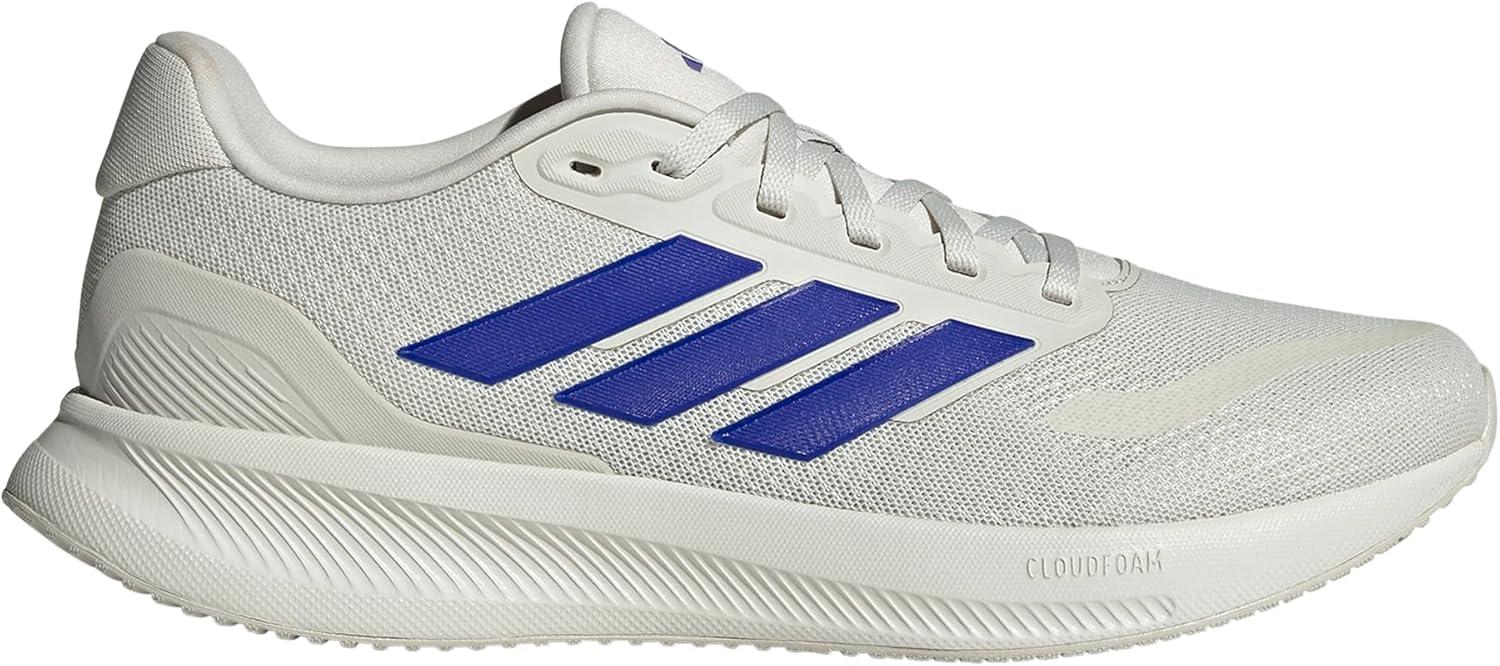 image:imageadidas Mens Runfalcon 5 Wide Running ShoesOrbit GreyLucid BlueWhite