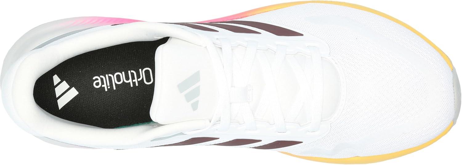 image:imageadidas Mens Runfalcon 5 Wide Running ShoesWhiteAurora MetBlack