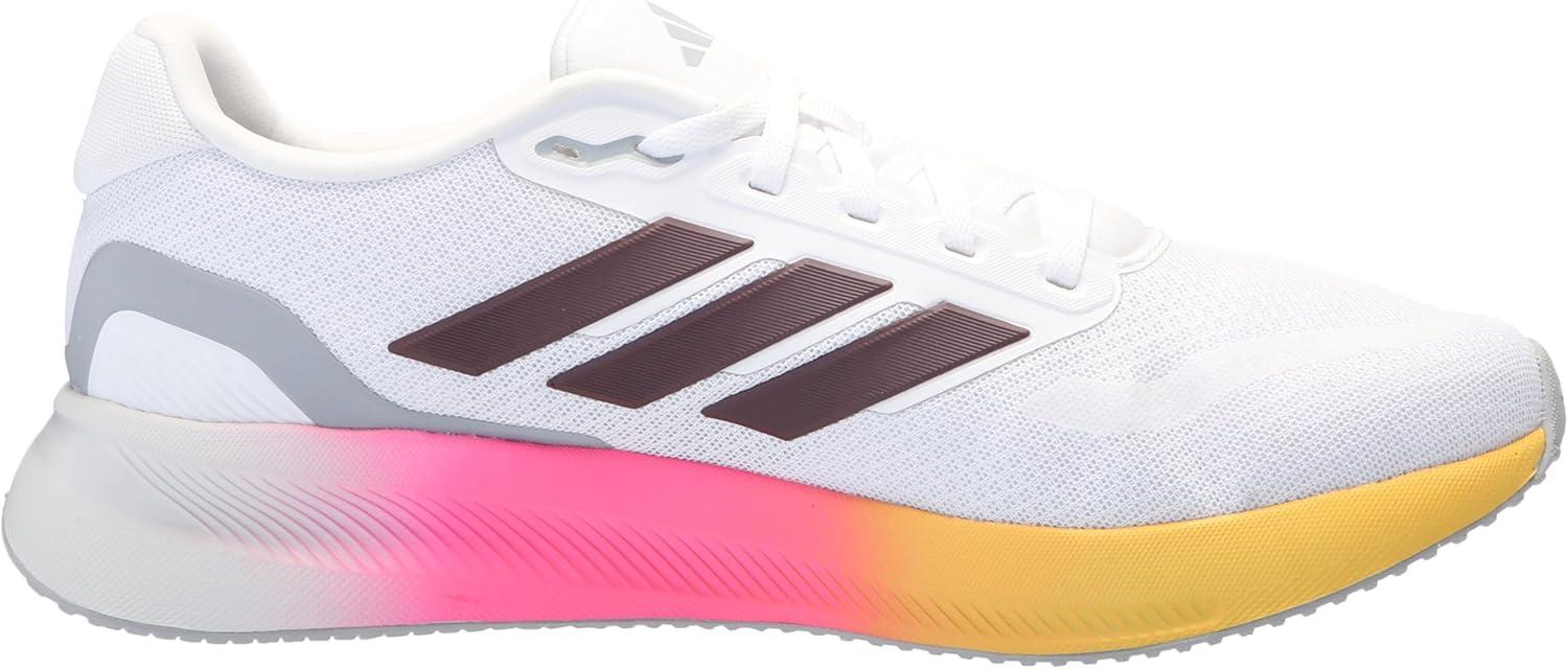 image:imageadidas Mens Runfalcon 5 Wide Running ShoesWhiteAurora MetBlack