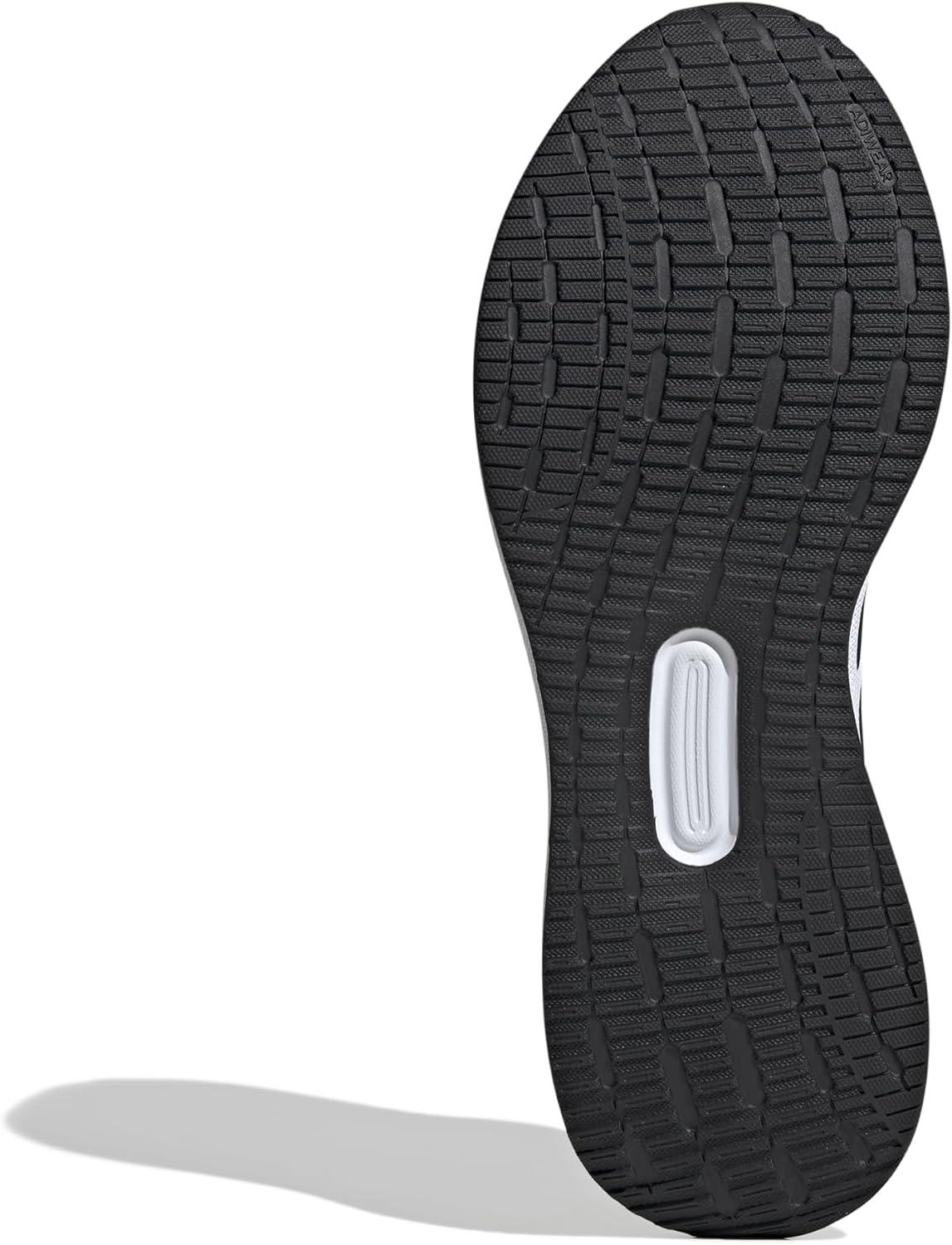 image:imageadidas Mens Runfalcon 5 Wide Running ShoesWhiteBlackBetter Scarlet