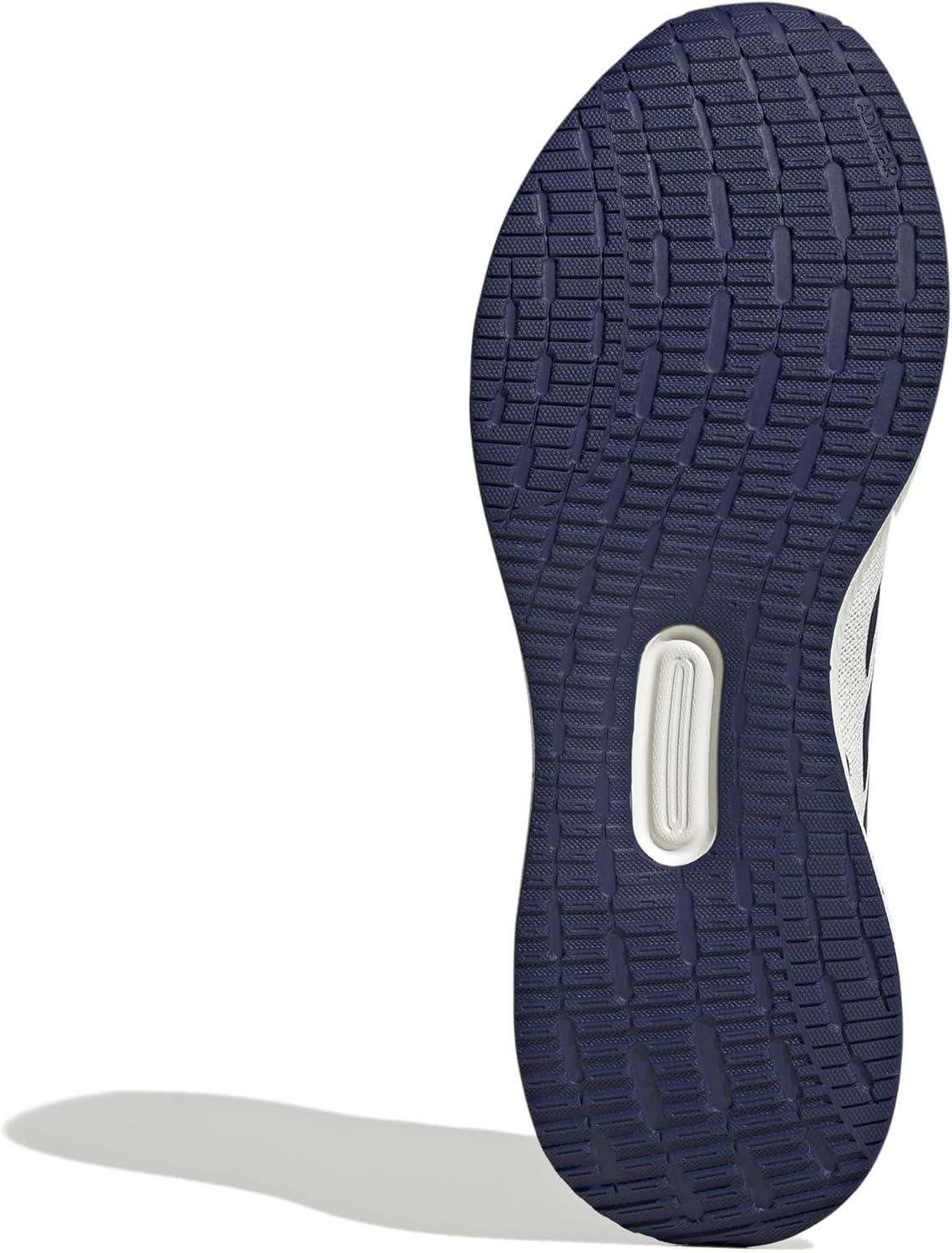 image:imageadidas Mens Runfalcon 5 Wide Running ShoesWhiteDark BlueBlack