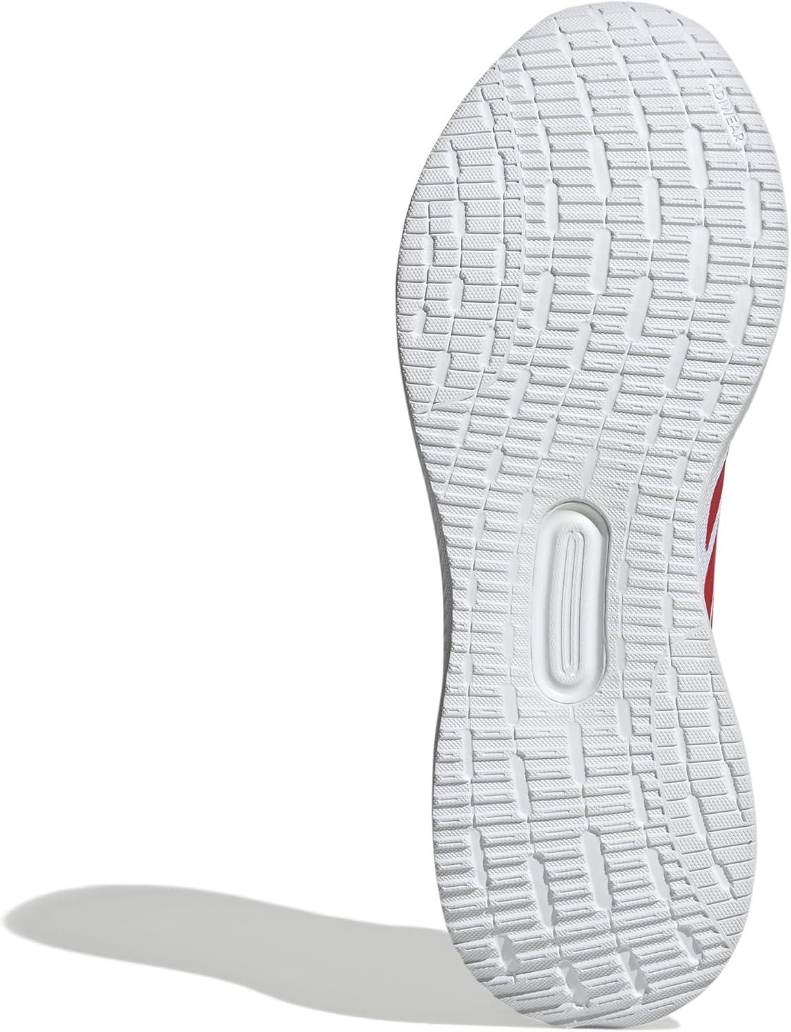 image:imageadidas Mens Runfalcon 5 Wide Running ShoesWhiteSemi Lucid RedBlack