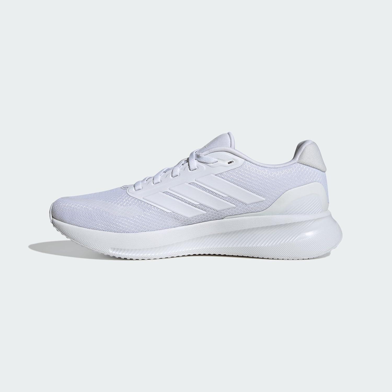 image:imageadidas Mens Runfalcon 5 Wide Running ShoesWhiteWhiteWhite