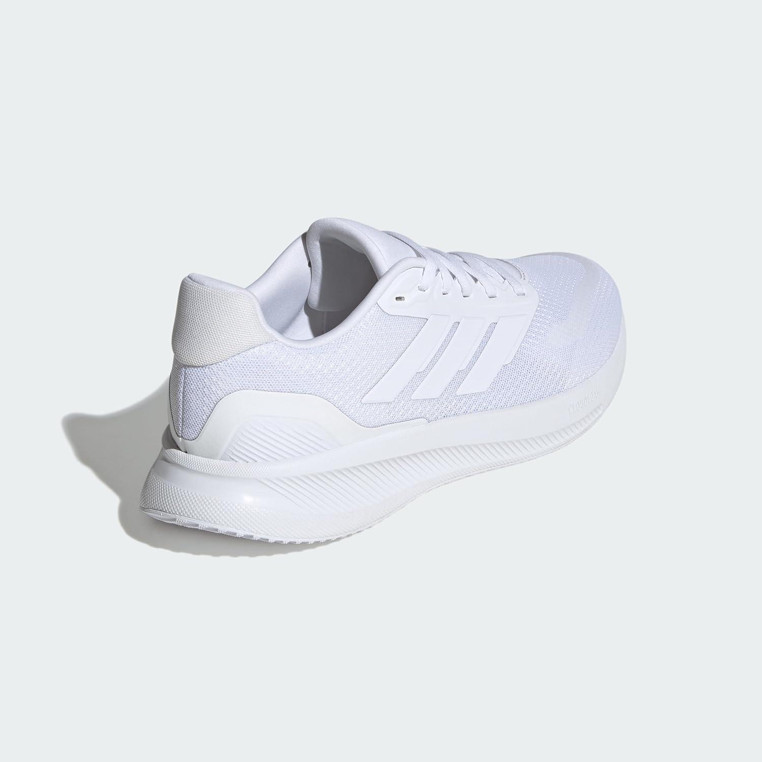 image:imageadidas Mens Runfalcon 5 Wide Running ShoesWhiteWhiteWhite