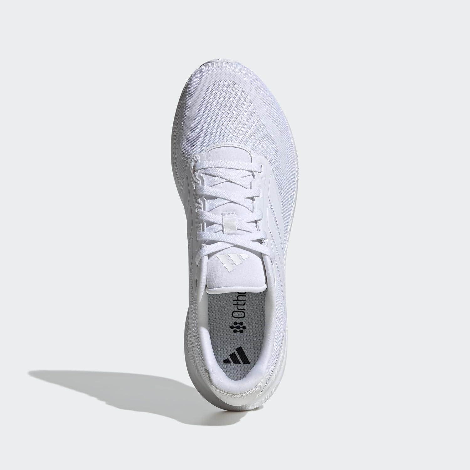 image:imageadidas Mens Runfalcon 5 Wide Running ShoesWhiteWhiteWhite