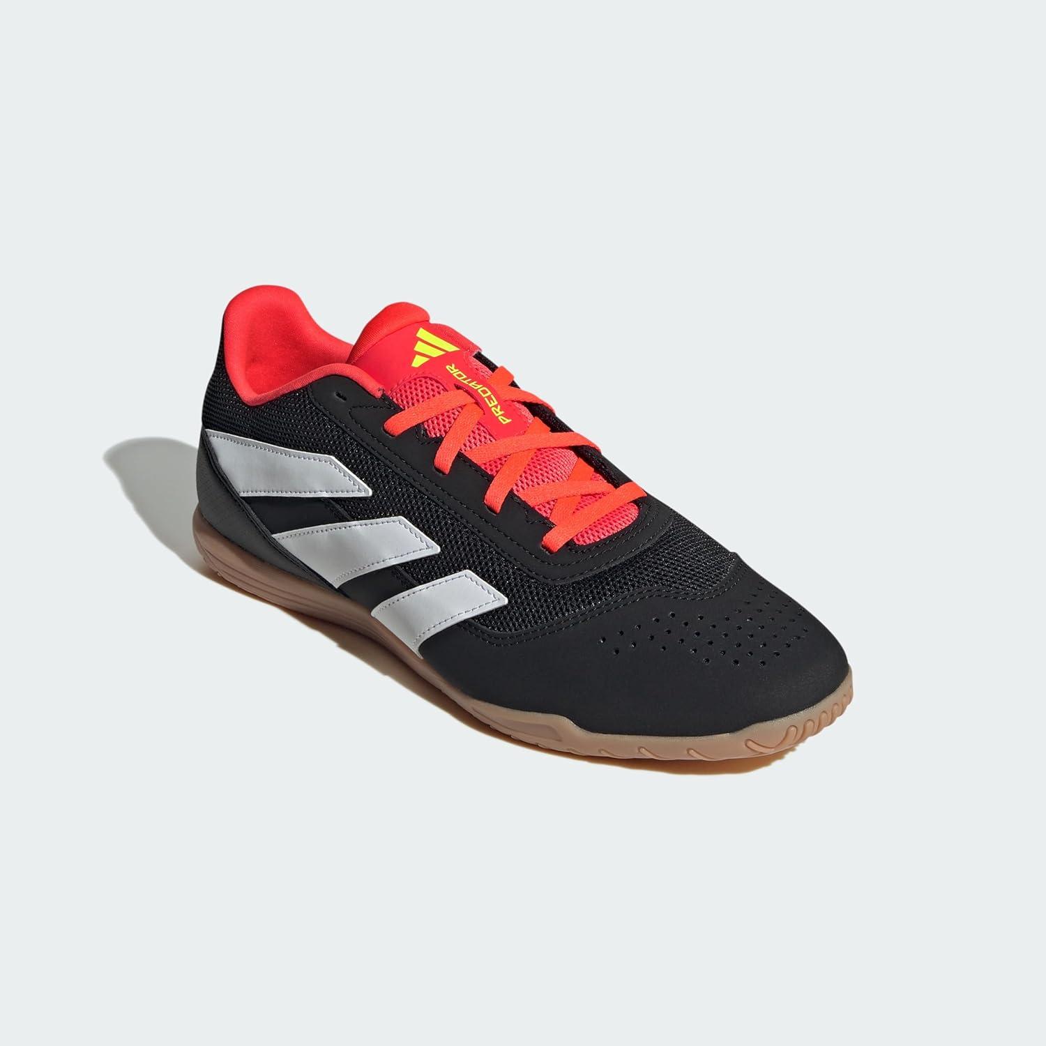 image:imageadidas Unisex 24 Club Indoor SalaBlackWhiteSolar Red