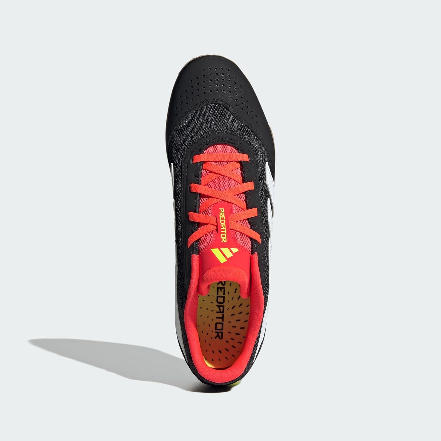 image:imageadidas Unisex 24 Club Indoor SalaBlackWhiteSolar Red