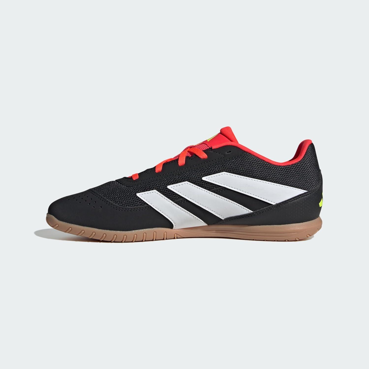 image:imageadidas Unisex 24 Club Indoor SalaBlackWhiteSolar Red