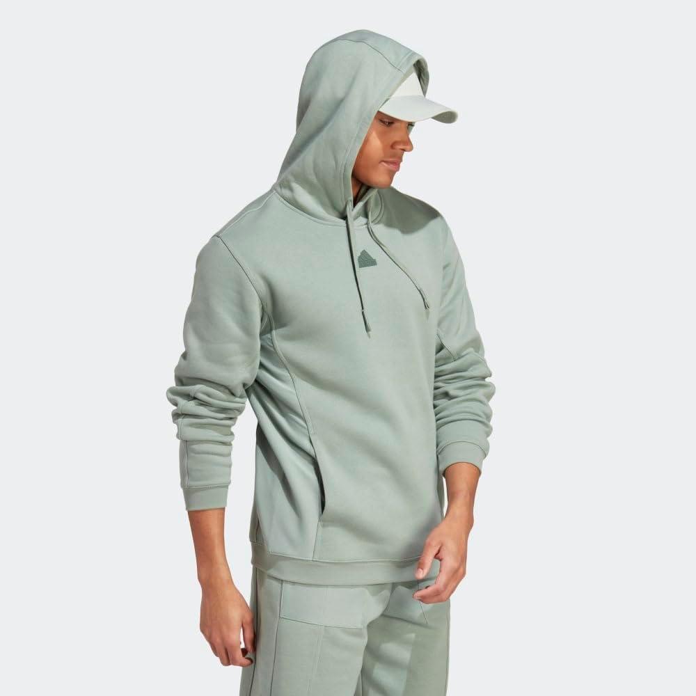 image:imageadidas mens City Escape HoodieSilver Green