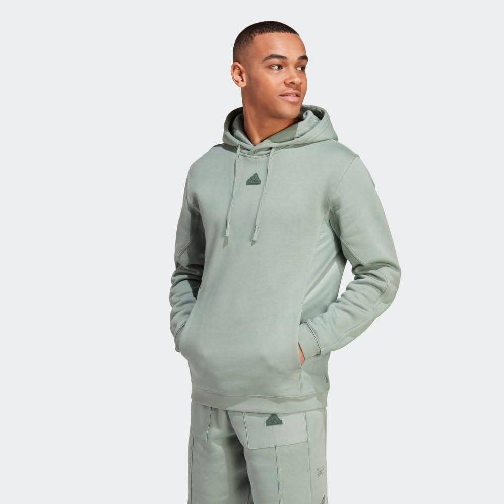 image:imageadidas mens City Escape HoodieSilver Green