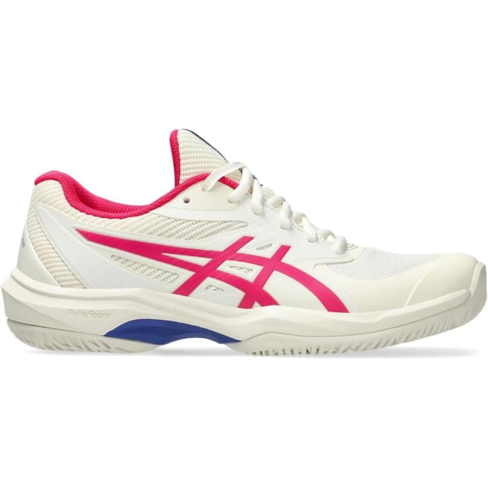 image:imageASICS Womens Game FF Tennis SneakersCream Bright Rose