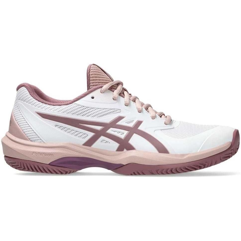 image:imageASICS Womens Game FF Tennis SneakersWhite Purple Oxide