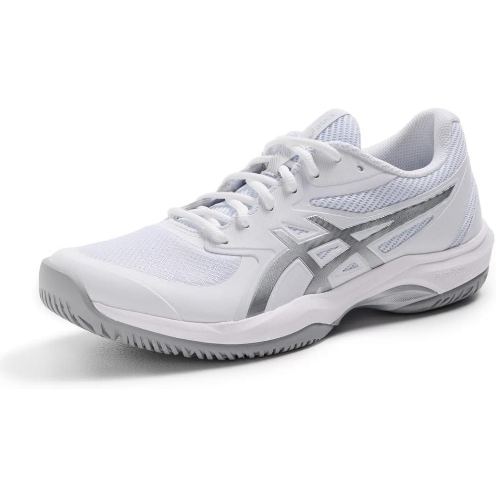 image:imageASICS Womens Game FF Tennis SneakersWhitePure Silver