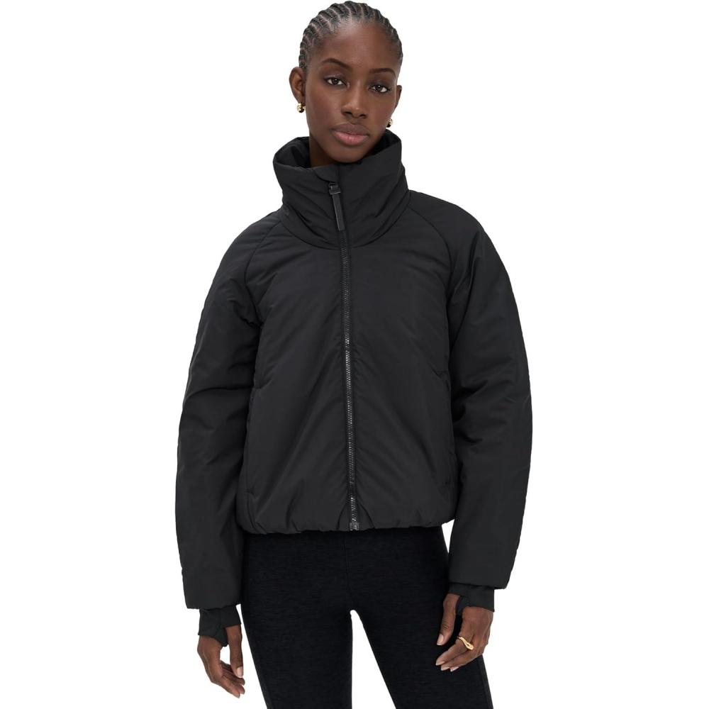 image:imageBeyond Yoga Womens Warm Up Puffer JacketBlack