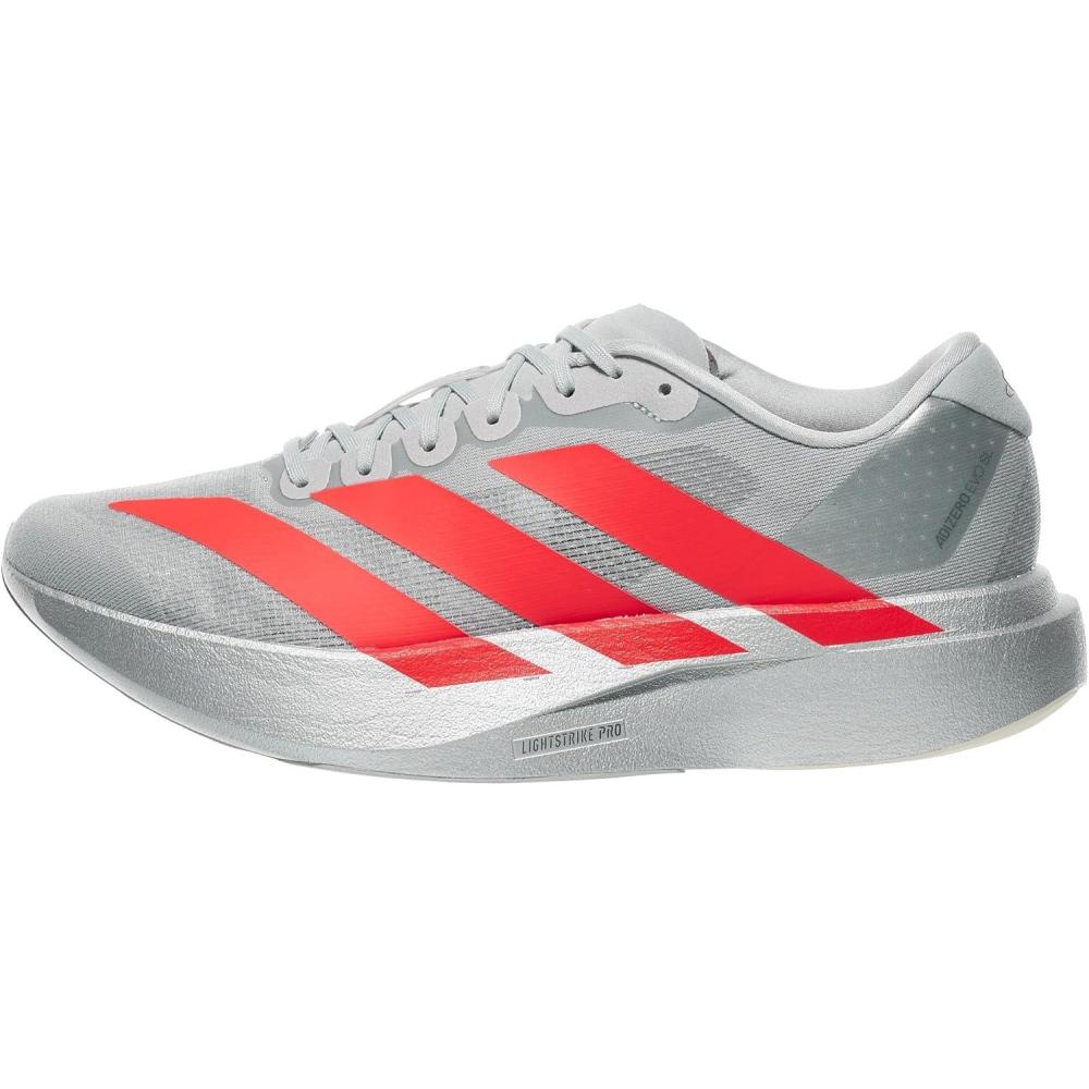 image:imageadidas Mens Adizero Evo Sl M ShoesSilver MetallicLucid RedIron Metallic