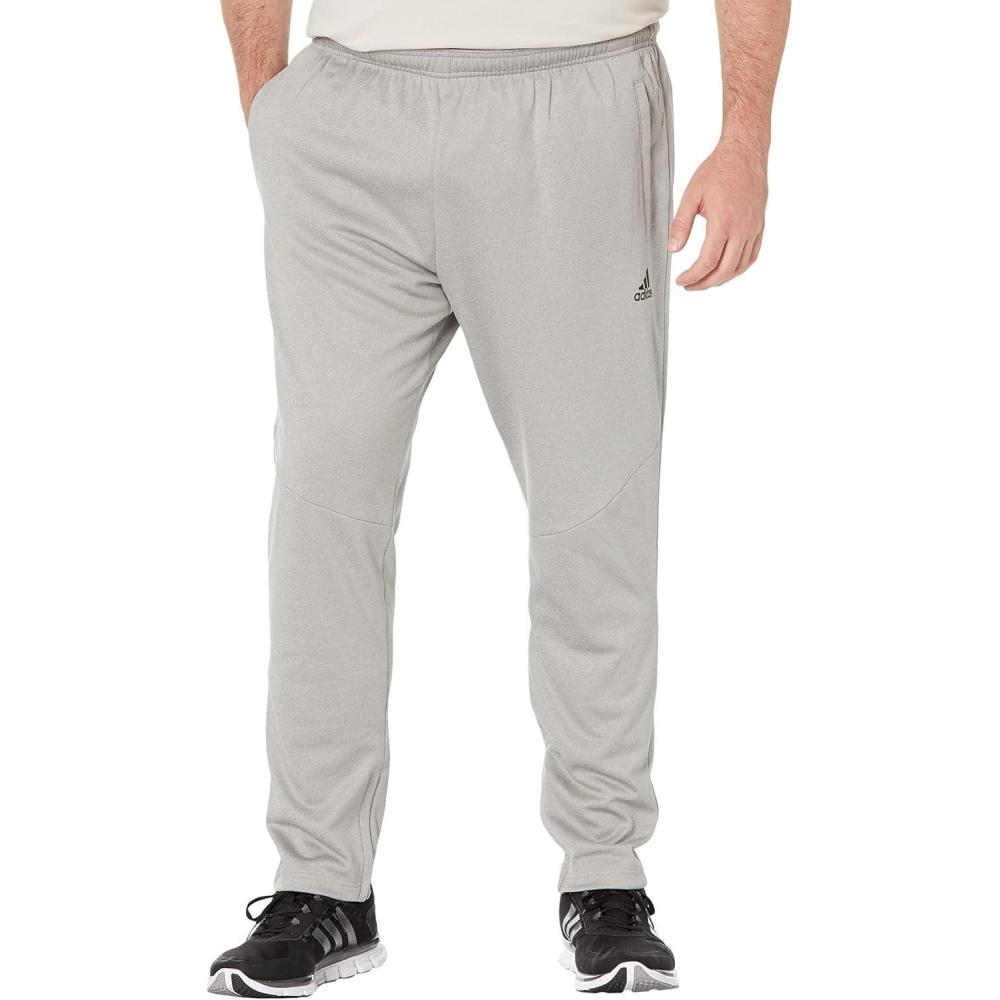 image:imageadidas Mens Aeroready Game and Go Small Logo Tapered PantsMedium Grey Heather Solid Grey