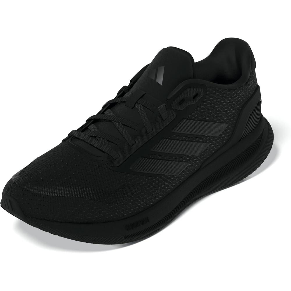 image:imageadidas Mens Runfalcon 5 Wide Running ShoesBlackBlackWhite