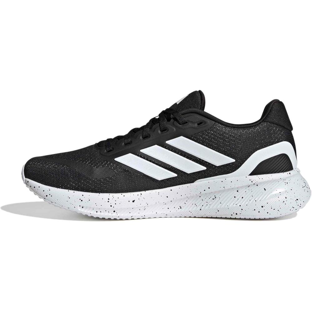 image:imageadidas Mens Runfalcon 5 Wide Running ShoesBlackWhiteWhite