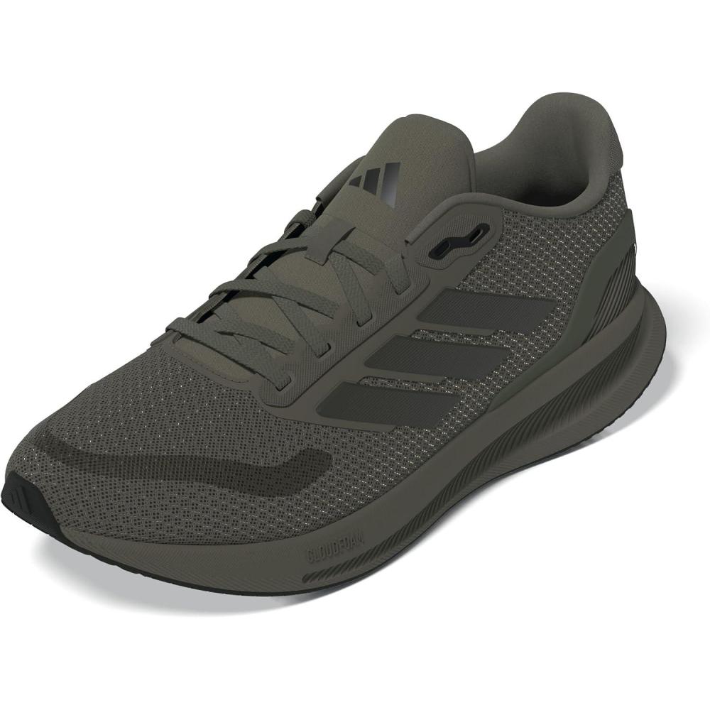 image:imageadidas Mens Runfalcon 5 Wide Running ShoesOlive StrataShadow OliveBlack