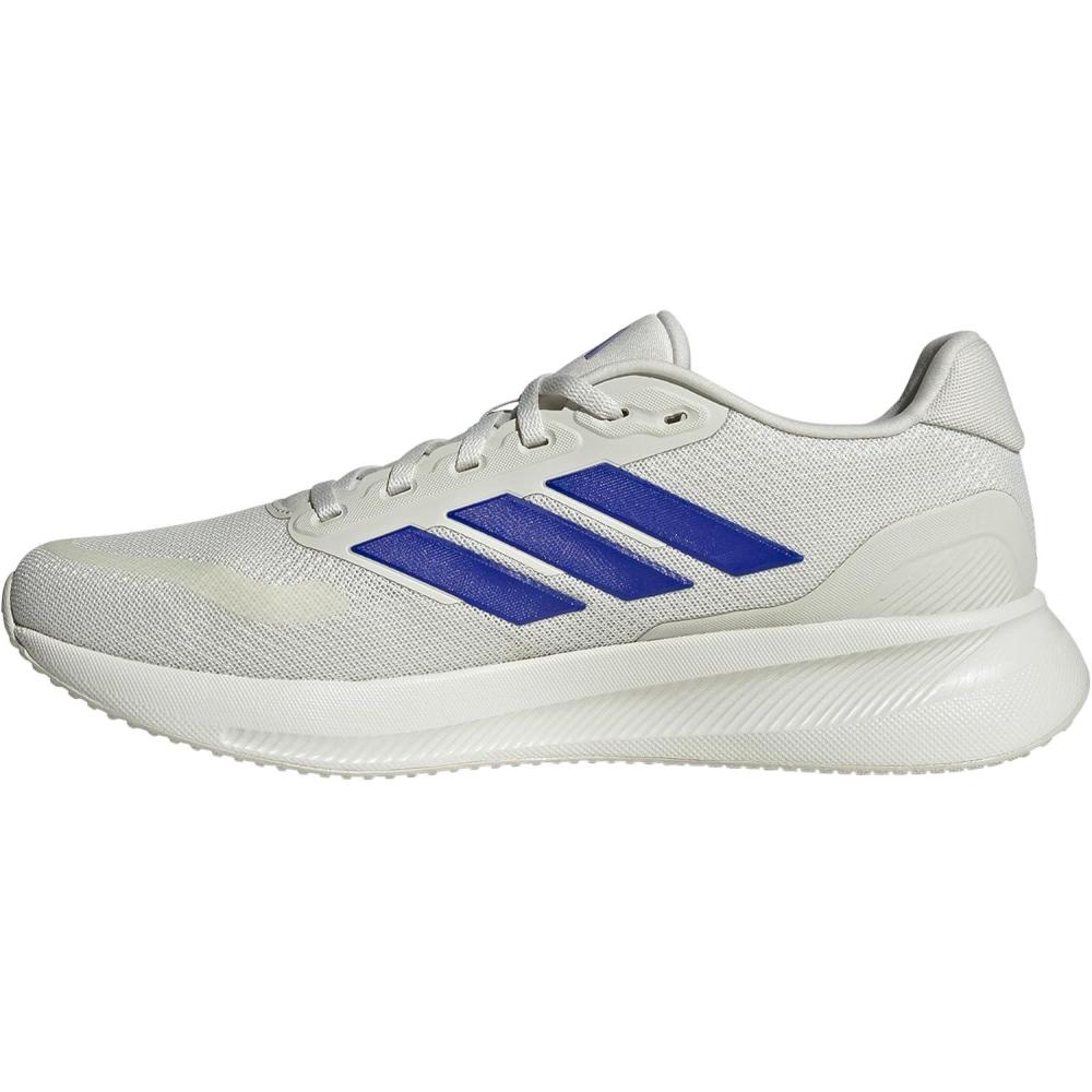 image:imageadidas Mens Runfalcon 5 Wide Running ShoesOrbit GreyLucid BlueWhite