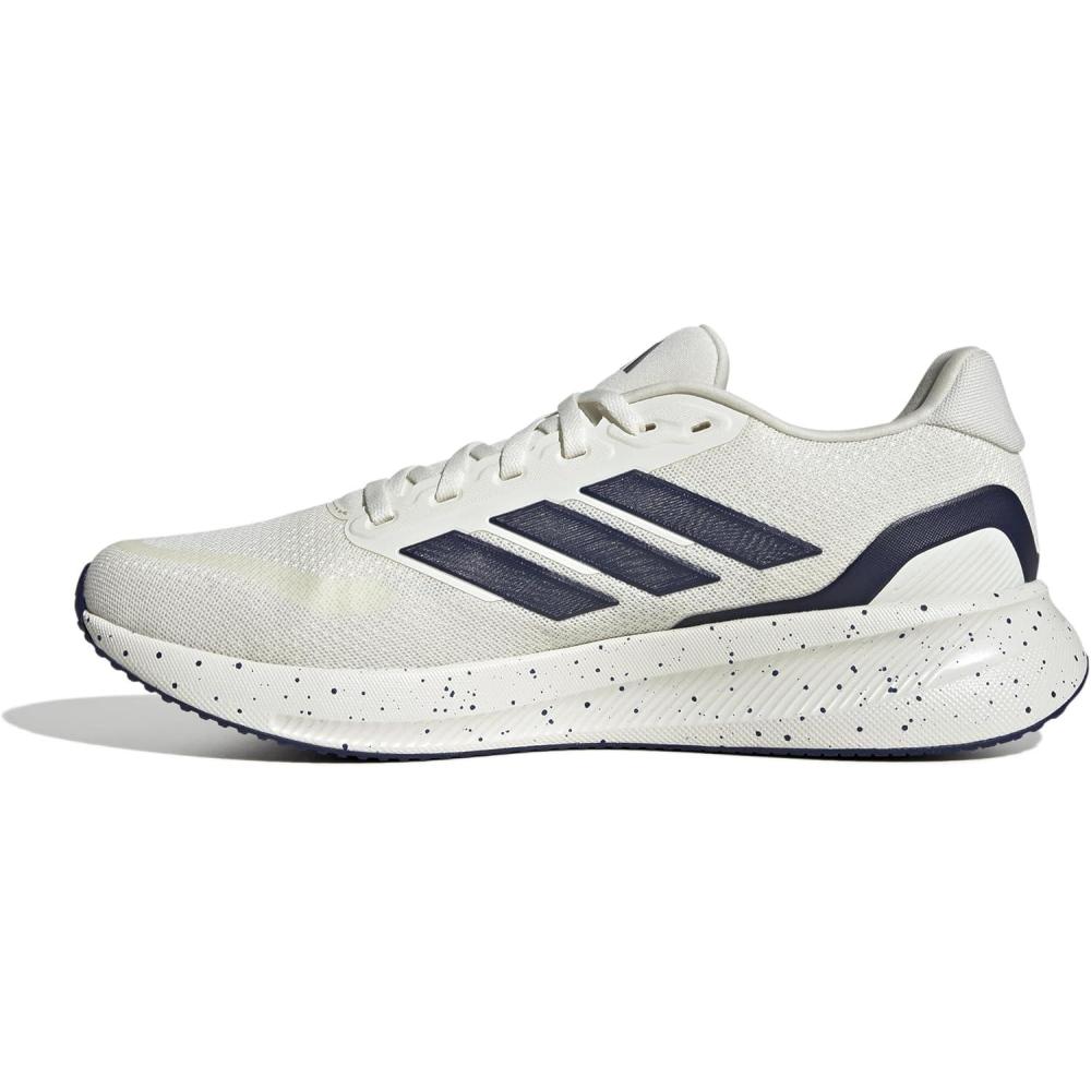 image:imageadidas Mens Runfalcon 5 Wide Running ShoesWhiteDark BlueBlack