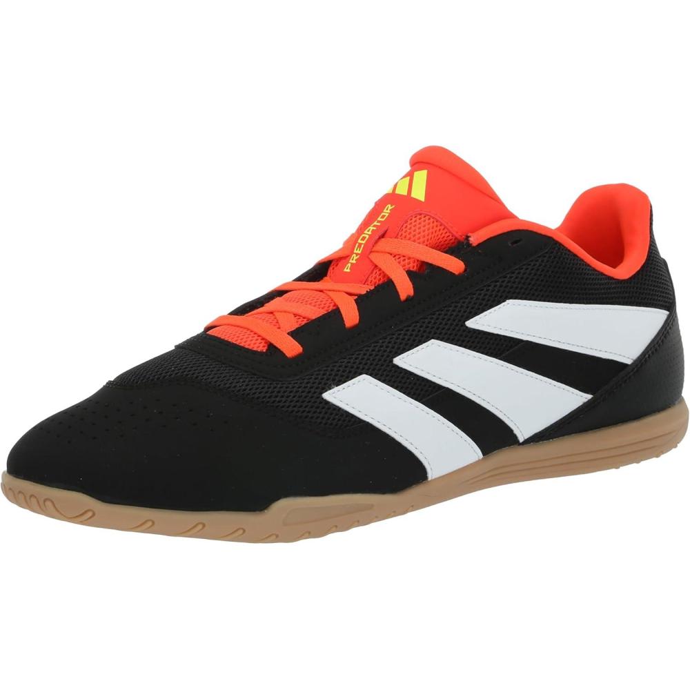 image:imageadidas Unisex 24 Club Indoor SalaBlackWhiteSolar Red