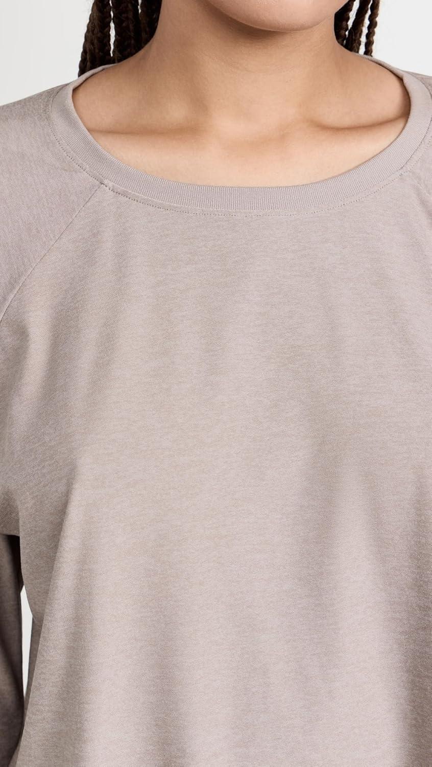 image:imageBeyond Yoga Womens Featherweight Daydreamer PulloverBirch Heather