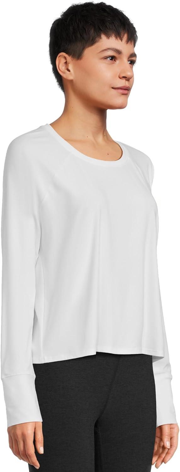 image:imageBeyond Yoga Womens Featherweight Daydreamer PulloverCloud White