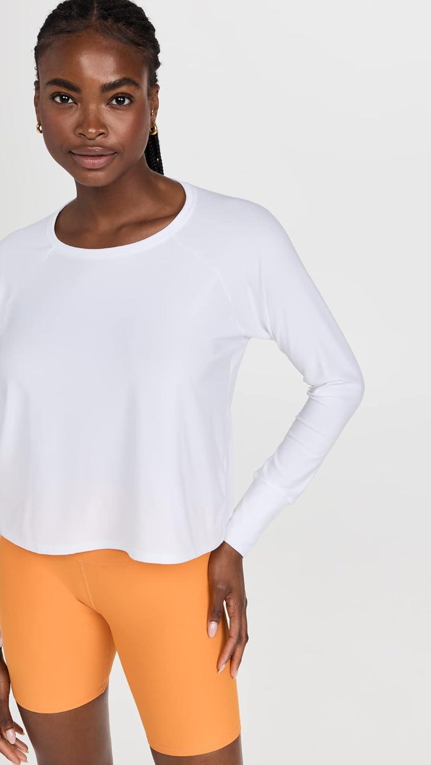 image:imageBeyond Yoga Womens Featherweight Daydreamer PulloverCloud White