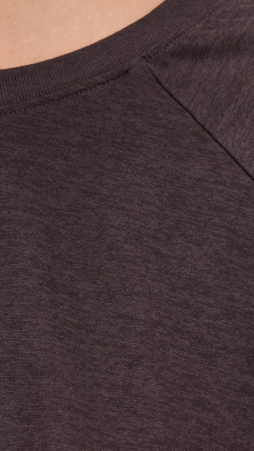 image:imageBeyond Yoga Womens Featherweight Daydreamer PulloverDark Chocolate Heather