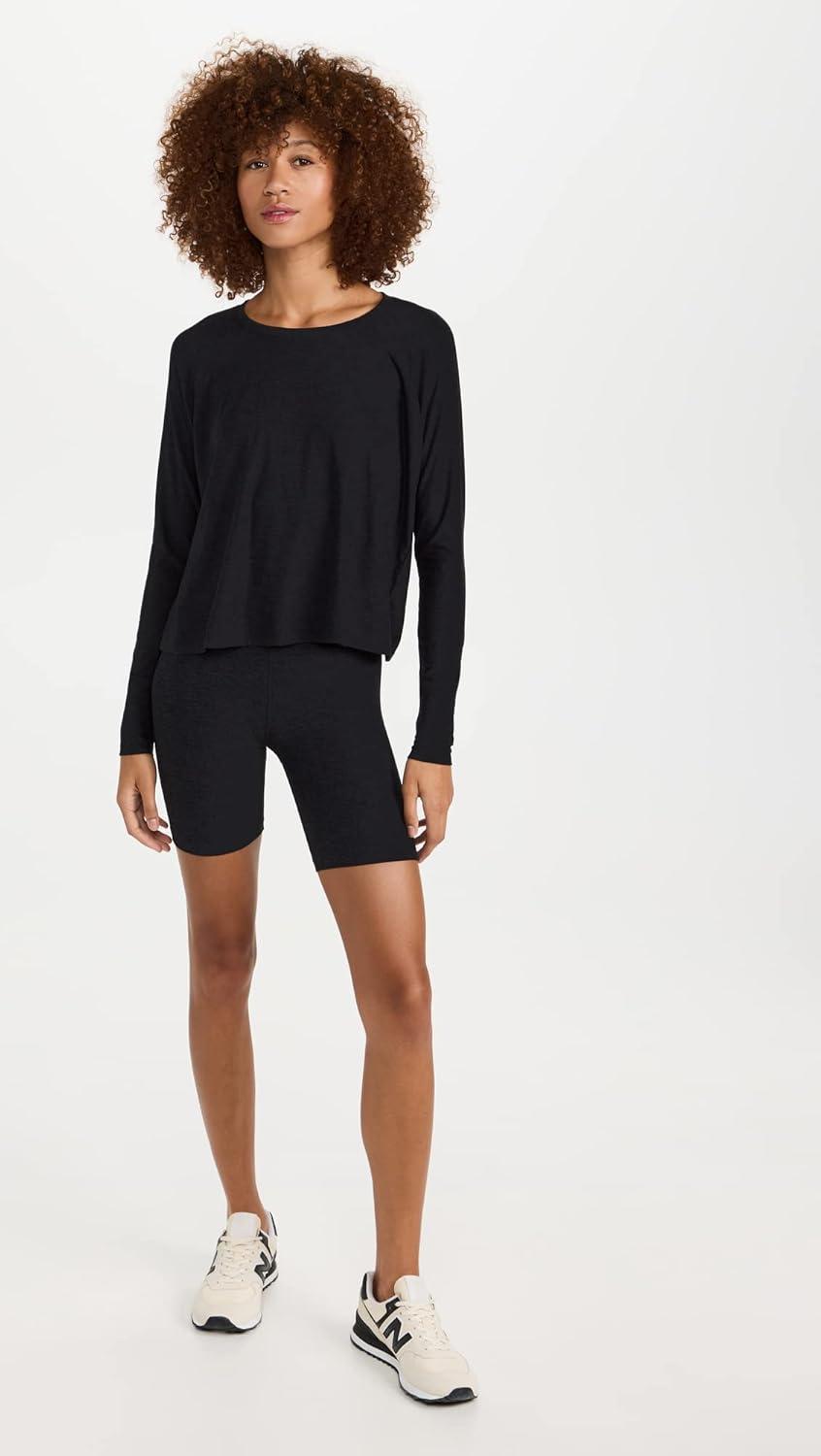 image:imageBeyond Yoga Womens Featherweight Daydreamer PulloverDarkest Night