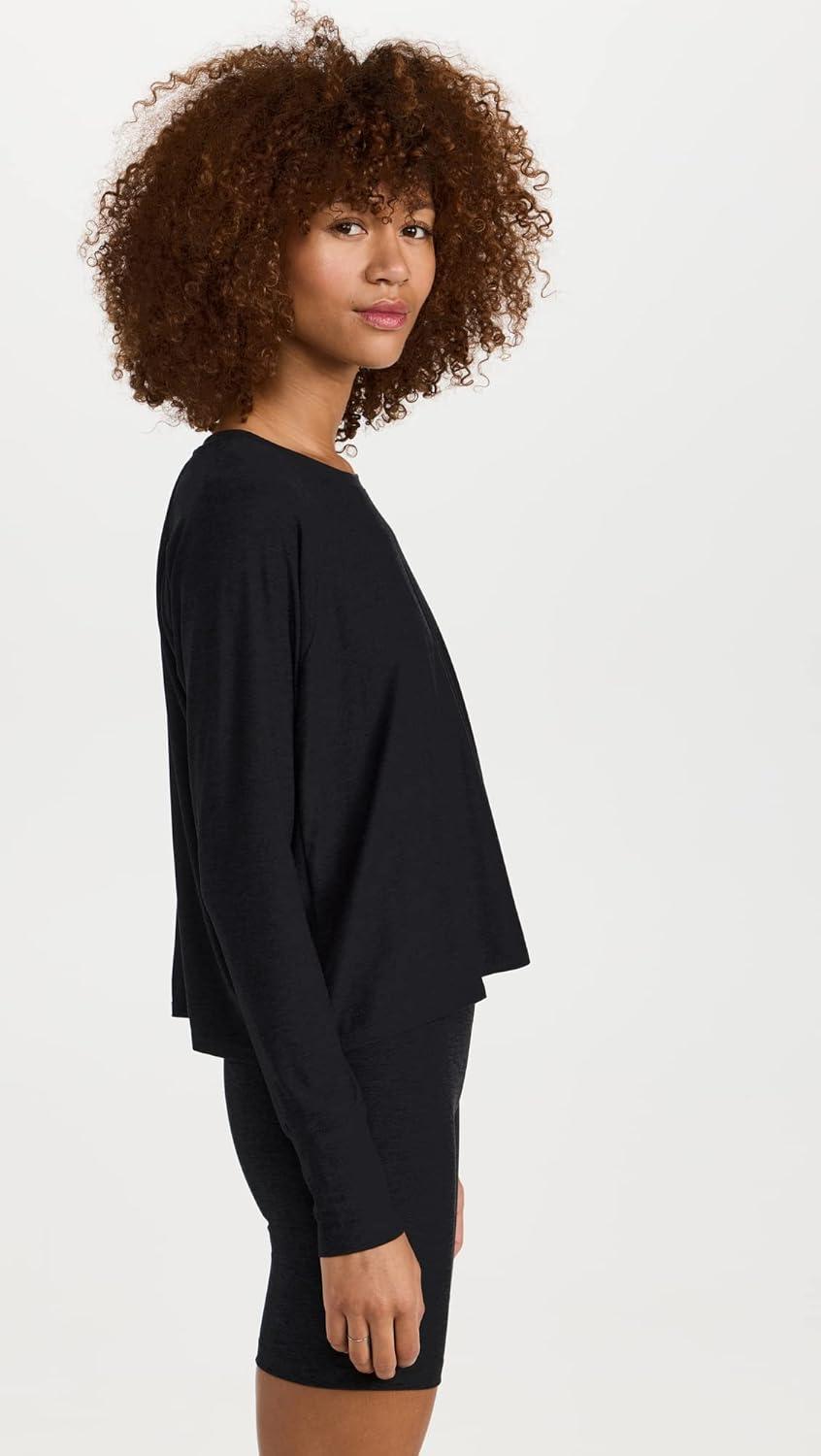 image:imageBeyond Yoga Womens Featherweight Daydreamer PulloverDarkest Night