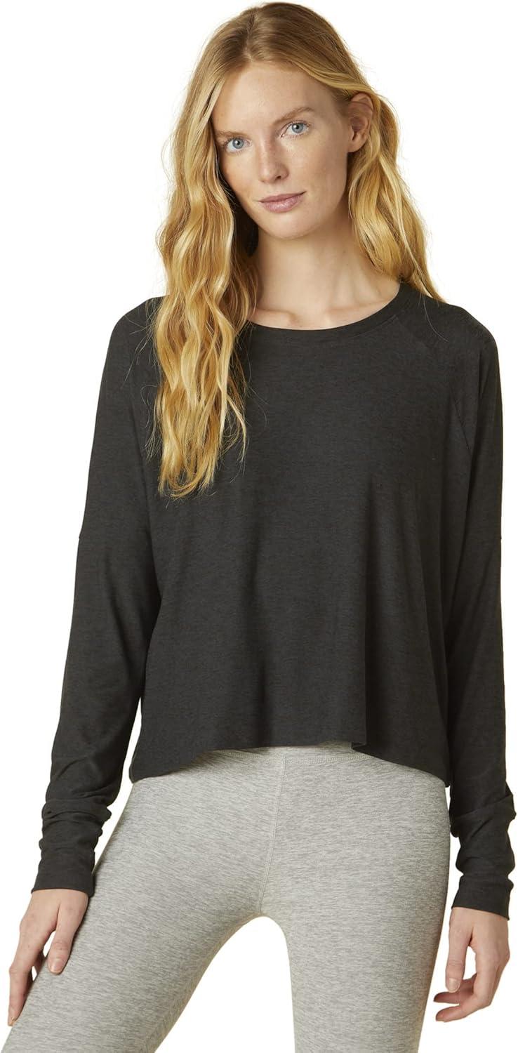 image:imageBeyond Yoga Womens Featherweight Daydreamer PulloverDarkest Night