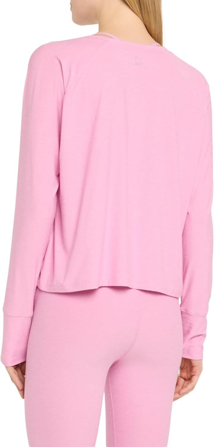 image:imageBeyond Yoga Womens Featherweight Daydreamer PulloverPink Haze Heather