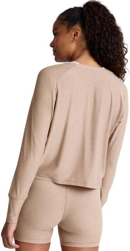 image:imageBeyond Yoga Womens Featherweight Daydreamer PulloverSand Swept Heather