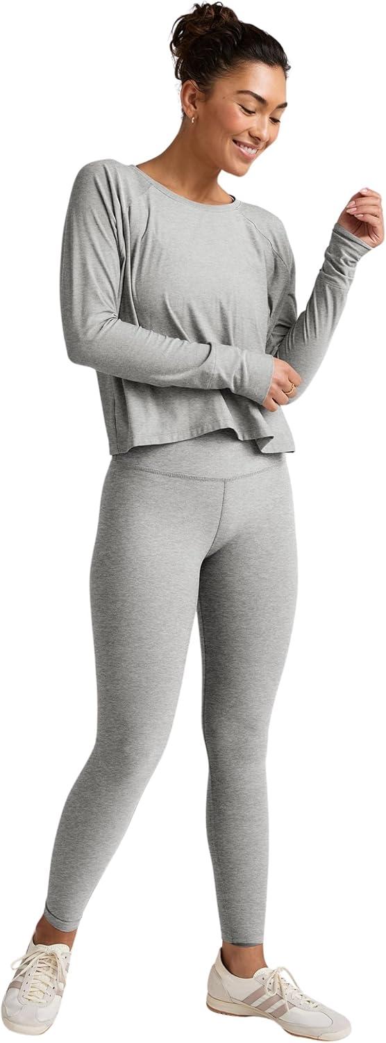 image:imageBeyond Yoga Womens Featherweight Daydreamer PulloverSilver Mist