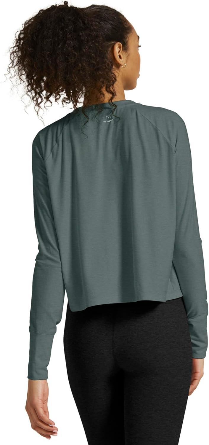 image:imageBeyond Yoga Womens Featherweight Daydreamer PulloverStorm Heather