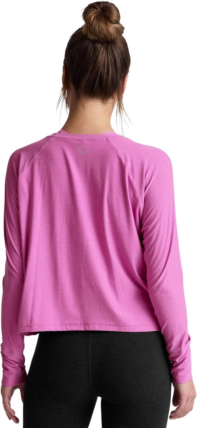 image:imageBeyond Yoga Womens Featherweight Daydreamer PulloverSunset Violet Heather