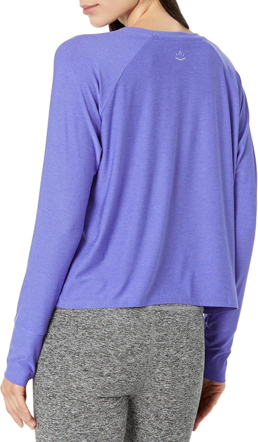 image:imageBeyond Yoga Womens Featherweight Daydreamer PulloverUltra Violet Heather